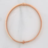 Bracelet Screw Hoop 5.95g / 6 3/4 in / 3.95mm 18K Rose Gold