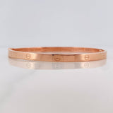 Bracelet Screw Hoop 5.95g / 6 3/4 in / 3.95mm 18K Rose Gold