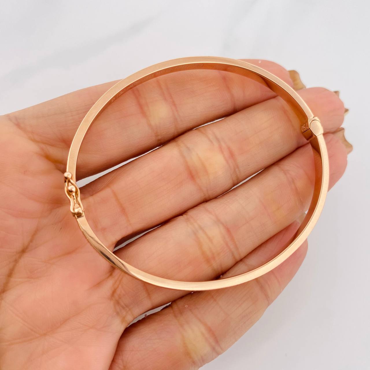 Bracelet Screw Hoop 6.75g / 6 3/4 in / 3.95mm 18K Rose Gold