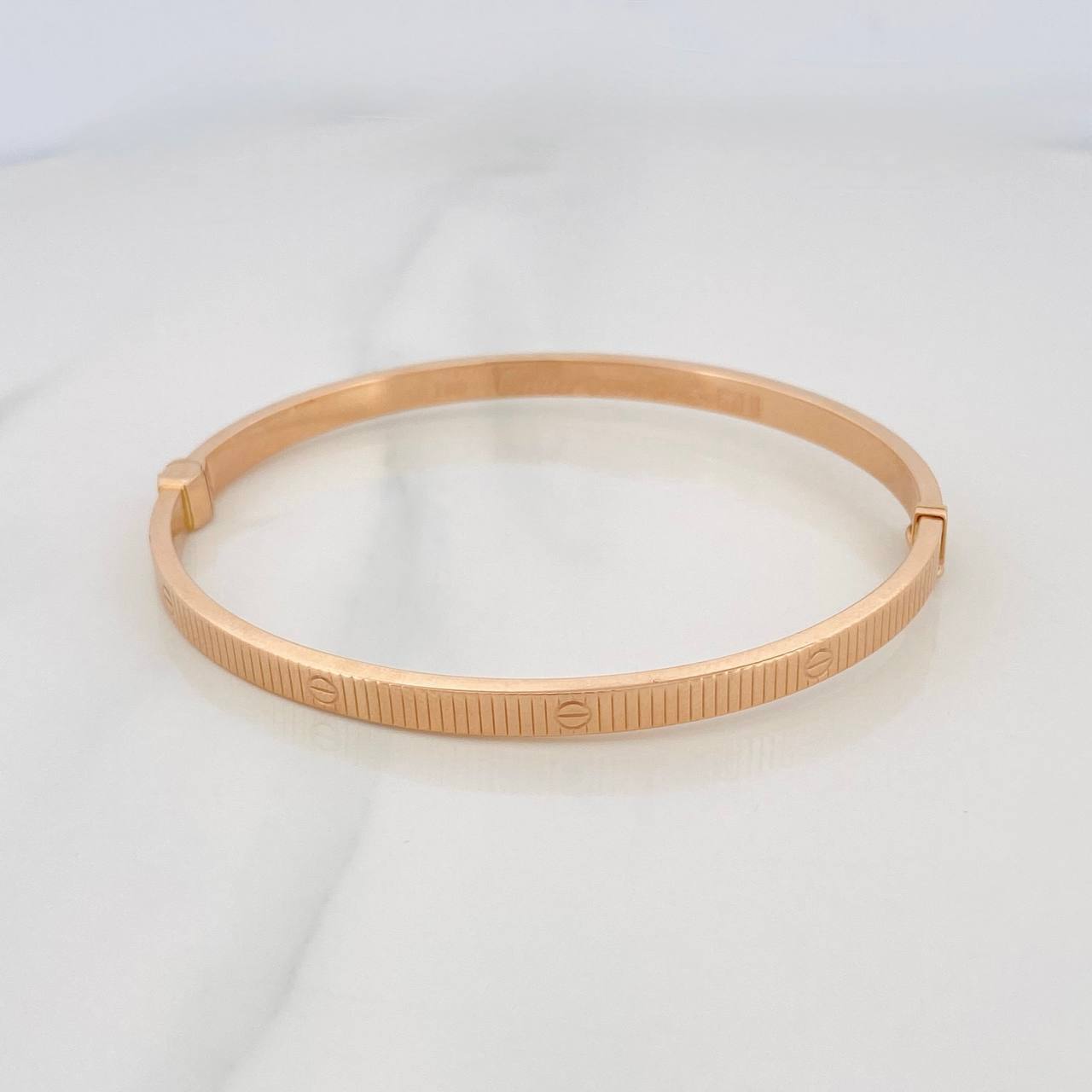Bracelet Screw Hoop 6.75g / 6 3/4 in / 3.95mm 18K Rose Gold