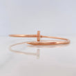 Bracelet Nail Hoop 6.7g / 7 1/2 in / 2.45mm Rose Gold 18K
