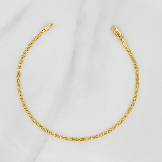 Pulso China 1.4g / 7 1/2 in / 1.85mm Oro Amarillo 18K
