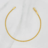 Bracelet China 1.4g / 7 1/2 in / 1.85mm Yellow Gold 18K