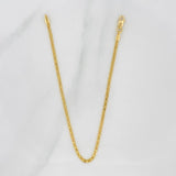 Bracelet China 1.4g / 7 1/2 in / 1.85mm Yellow Gold 18K