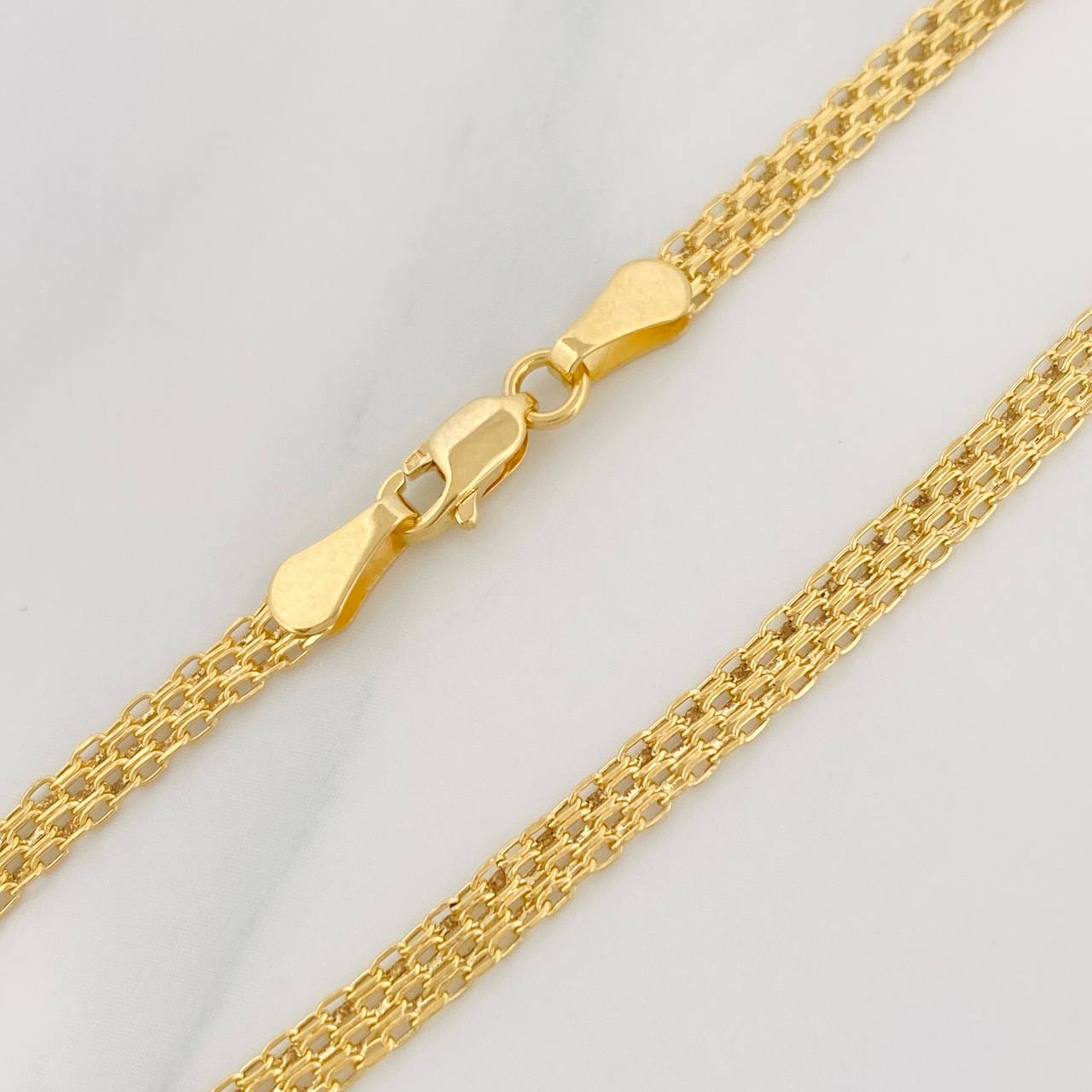 Pulso China 1.55g / 7 1/2 in / 3.09mm Oro Amarillo 18K