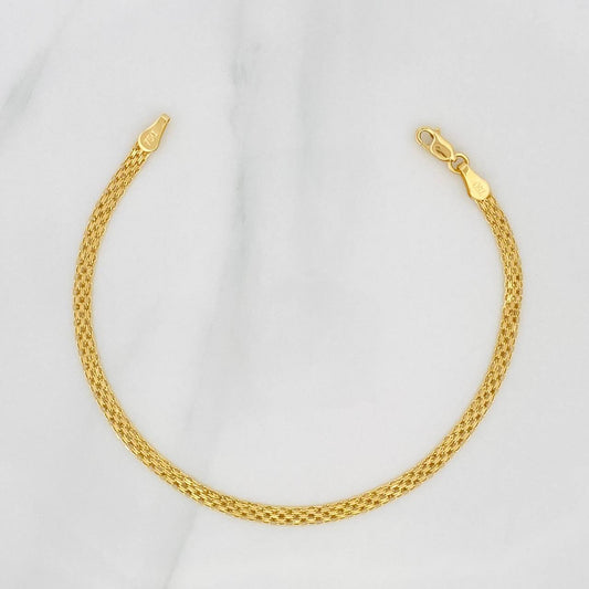 Pulso China 1.55g / 19cm / 3.09mm Oro Amarillo 18K