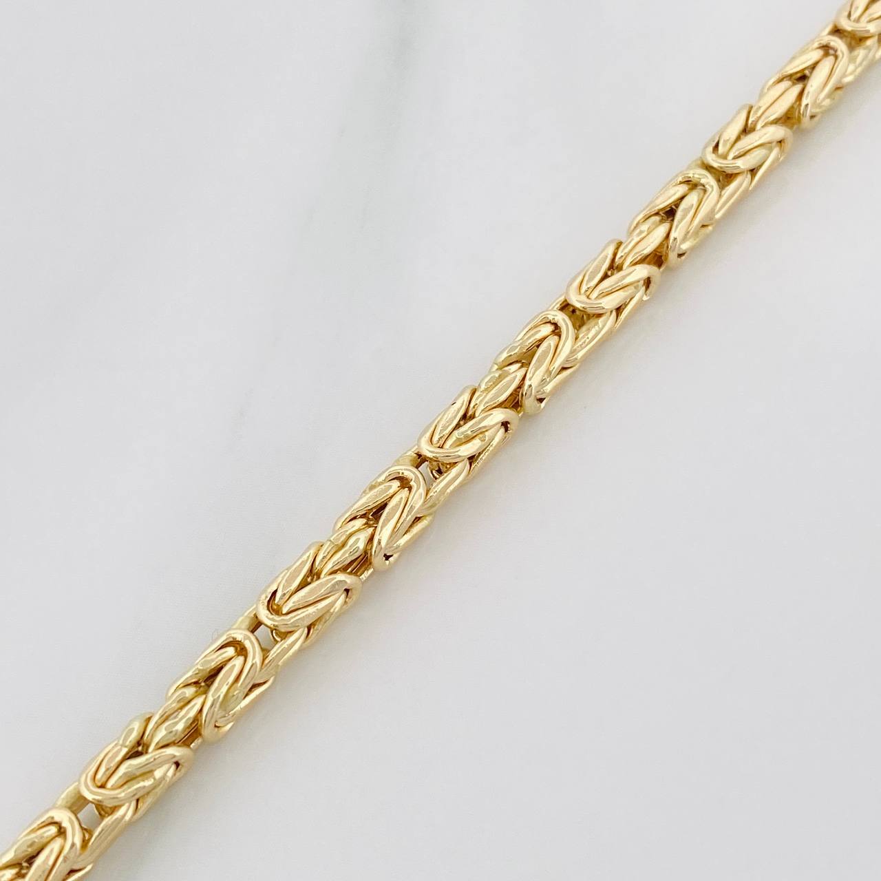 Bracelet Byzantine 6.7g / 8 in / 3.46mm Yellow Gold 18K