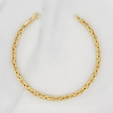 Bracelet Byzantine 6.7g / 8 in / 3.46mm Yellow Gold 18K