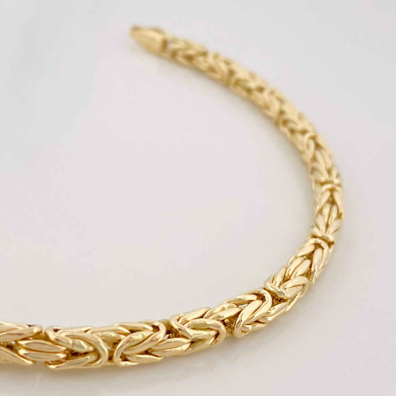 Bracelet Byzantine 6.7g / 8 in / 3.46mm Yellow Gold 18K