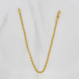 Bracelet Morse 2.45g / 7 in / 2.24mm Two-Tone Yellow White 18K Gold