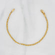 Bracelet Morse 2.45g / 7 in / 2.24mm Two-Tone Yellow White 18K Gold