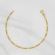 Figaro Bracelet 1.15g / 7 in / 2.24mm Yellow Gold 18K