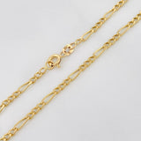 Figaro Bracelet 1.15g / 7 in / 2.24mm Yellow Gold 18K