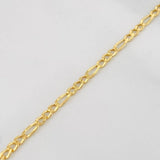 Figaro Bracelet 1.05g / 7 1/4 in / 2.35mm 18K Yellow Gold