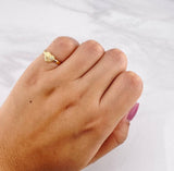 Anillo Corazón Diamantado 0.8g / T8 Oro Amarillo 18K