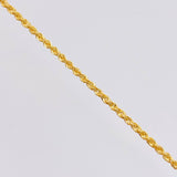 Cadena Lazo 2 g / 19 1/2 in / 1.9 mm Oro Amarillo 18K