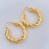 Candongas Mati 5.65gr / 1 1/4 in / Oro Amarillo 18K $