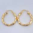 Candongas Kari 2.25gr / 1 in / Oro Amarillo 18K $