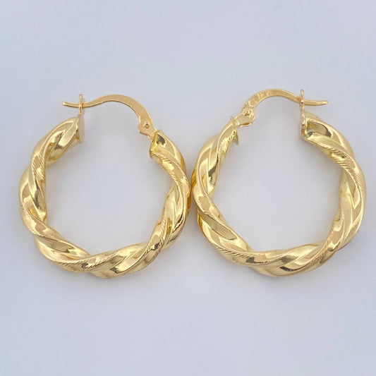 Candongas Nico 2.75gr / 1 in / Oro Amarillo 18K $