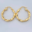 Candongas Fenix 2.9gr / 1 in / Oro Amarillo 18K $