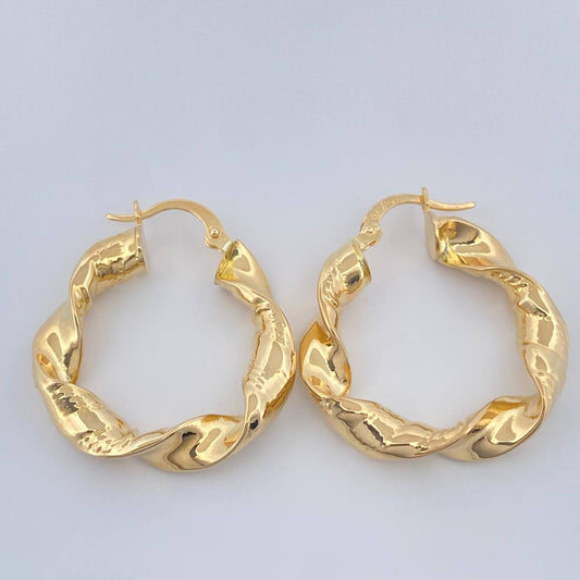 Candongas Remi 3.95gr / 1 in / Oro Amarillo 18K $