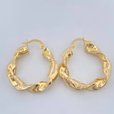 Candongas Remi 3.95gr / 1 in / Oro Amarillo 18K $