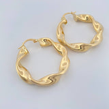 Candongas Pupi 5.95gr / 1 1/2 in / Oro Amarillo 18K $