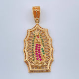 Dije Virgen De Guadalupe 4.55gr / 1 1/2 in / Oro Amarillo 18K $