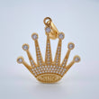 Dije Corona King 4.35gr / 1 3/4 in / Oro Amarillo 18K $