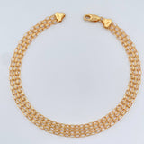 Pulso Chino 4.4gr / 8 1/2 in / 2.15mm Oro Amarillo +1 18K $