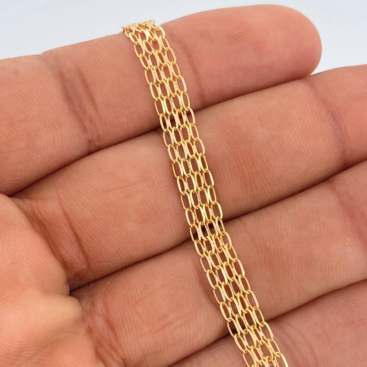 Pulso Chino 4.15gr / 8 in / 2mm Oro Amarillo +1 18K $