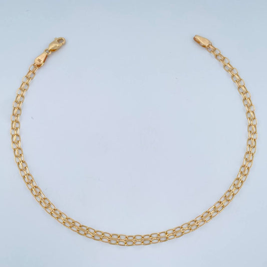 Pulso Chino 2.15gr / 8 3/4 in / 1mm Oro Amarillo +1 18K $