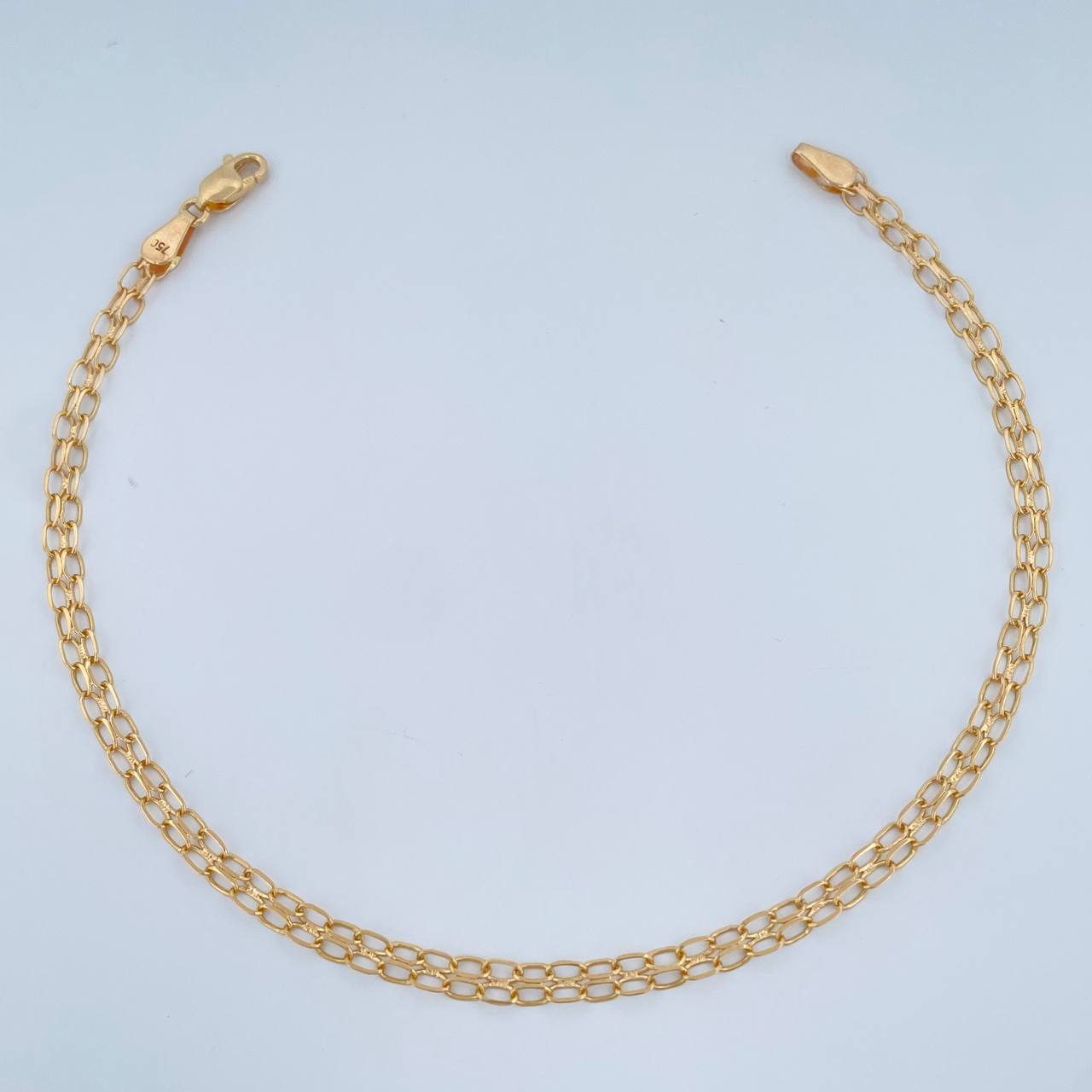 Pulso Chino 2.35gr / 8 1/2 in / 1mm Oro Amarillo +1 18K $