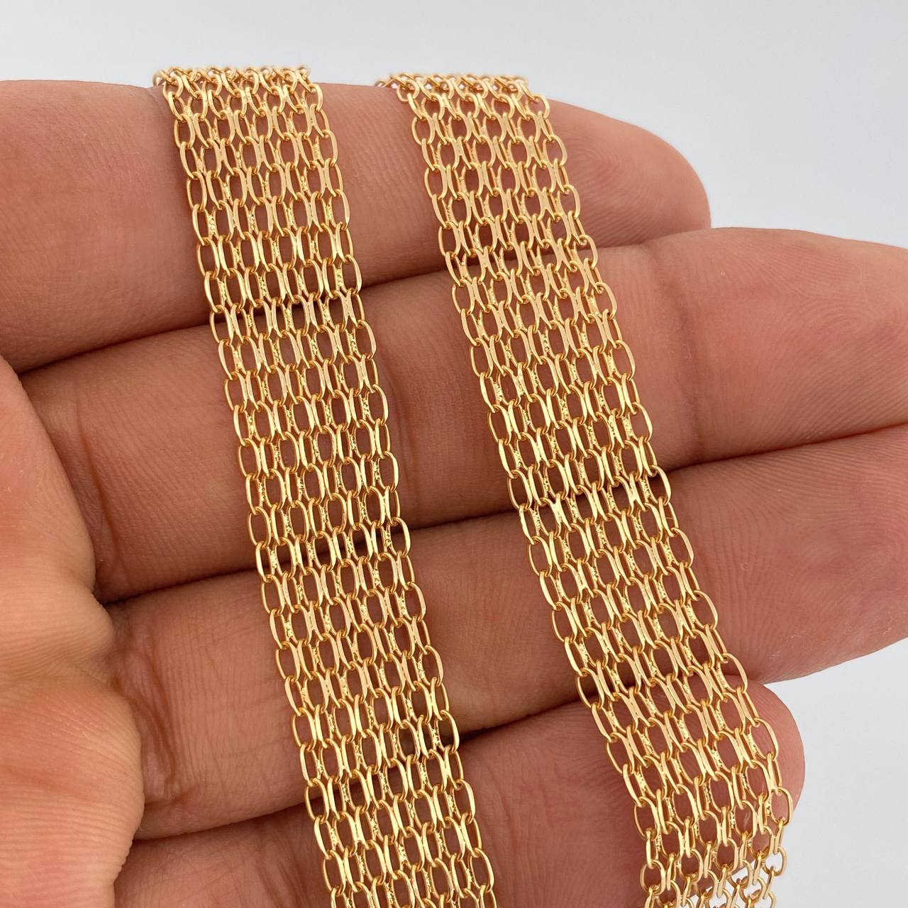 Cadena China 24gr / 23 1/2 in / 8.55mm Oro Amarillo +1 18K $