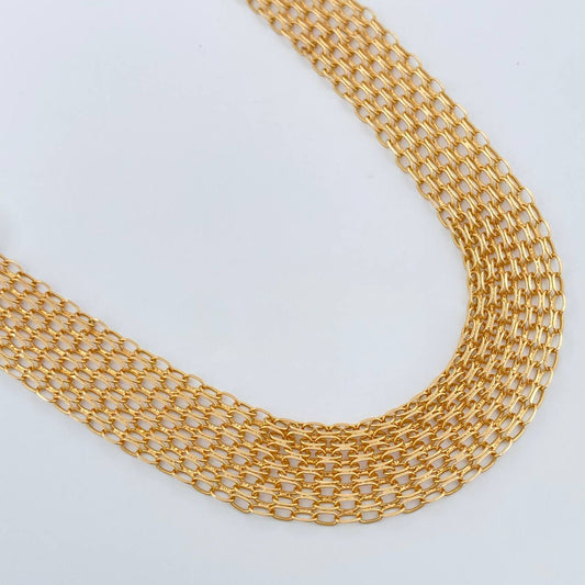 Cadena China 24gr / 23 1/2 in / 8.55mm Oro Amarillo +1 18K $
