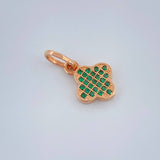 Clover Pendant 0.95gr / 1/2 in / 18K Gold