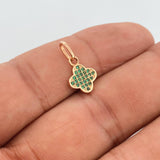 Clover Pendant 0.95gr / 1/2 in / 18K Gold