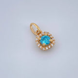 Pendant Dense Halo 0.85gr / 0.3in / 18K Gold +0$