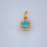 Pendant Dense Halo 0.85gr / 0.3in / 18K Gold +0$