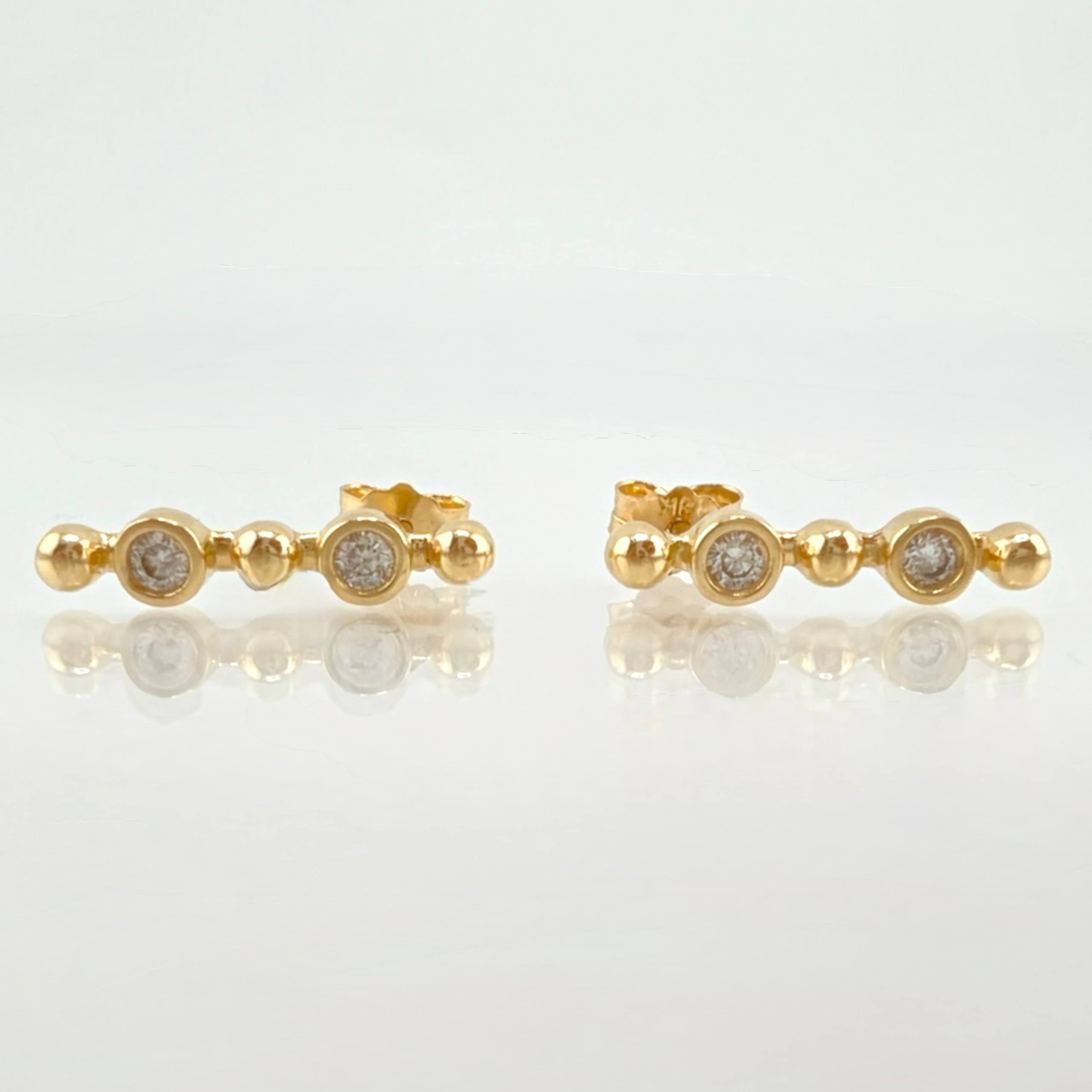 Topos Morse Binocular 2.35gr / 3/4 in / Oro Amarillo 18K *