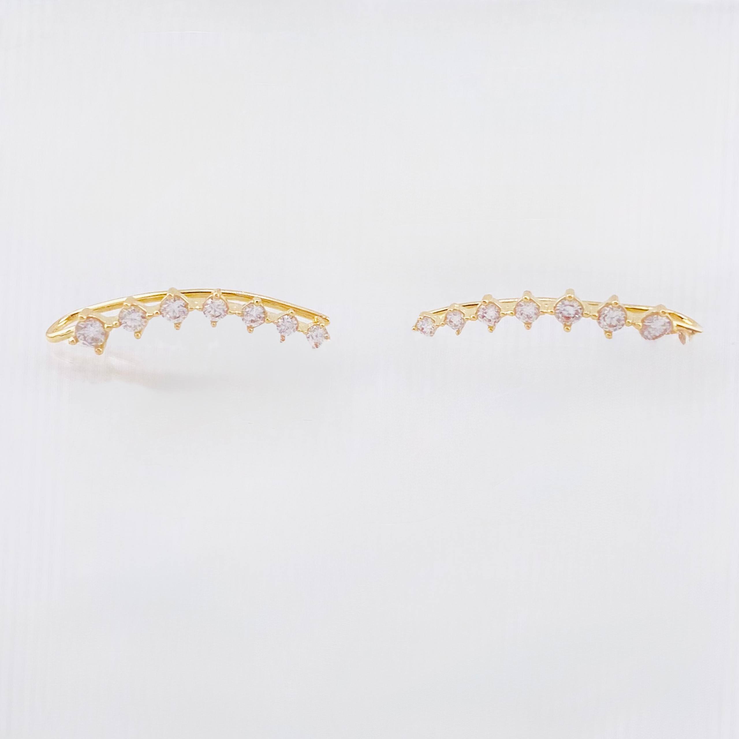 Topos Estela De Estrellas 1.9gr / 1 in / Oro Amarillo 18K *