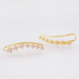 Topos Estela De Estrellas 1.9gr / 1 in / Oro Amarillo 18K *