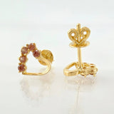 Topos Corazon Medio 1.55gr / 8mm Oro Amarillo 18K *