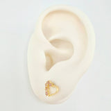 Topos Corazon Medio 1.55gr / 8mm Oro Amarillo 18K *