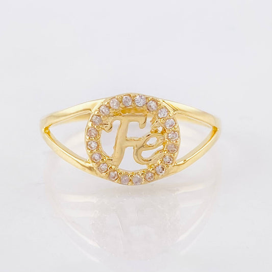 Faith Ring 1.9 g / T6 3/4 18K Yellow Gold