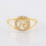 Anillo Fe 1.9 g / T6 3/4 Oro Amarillo 18K