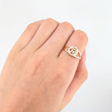 Anillo Fe 1.75gr / T4 3/4 / Oro Amarillo 18K