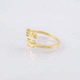 Anillo Mariposa Love 1.95gr / T4 1/2 / Oro Amarillo 18K *