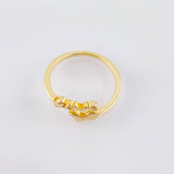 Anillo Mariposa Love 1.95gr / T4 1/2 / Oro Amarillo 18K *