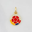 Dije Escudo Selección 1.15g / 3/4 in Oro Amarillo 18K